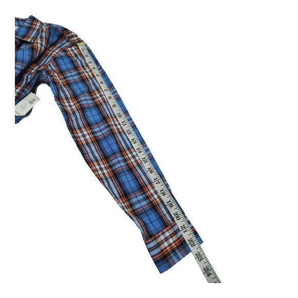 Old Navy Junior Men's Shirt Multicolor Plaid Long Sleeve Button Up Front Sz XL - Picture 7 of 14